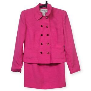 Adolfo Atelier two-piece skirt set, size, 6